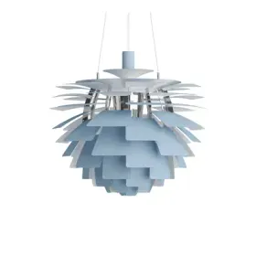 PH Artichoke hengelampe, blå/krom, Ø60 cm – Louis Poulsen - Stue - Moderne - Metall - Med en lyskilde
