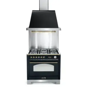 Komfyrpakke Svart/Messing – Dolce Vita 90 cm 1 ovn (komfyr + vifte + veggbeskyttelse) - (Gasstopp + Gassovn) Komfyrpakke Svart/Messing – Dolce Vita 90 cm 1 ovn (komfyr + vifte + veggbeskyttelse) - (Gasstopp + Gassovn)