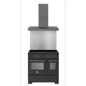 Spispaket Carbonio - Professional 90 cm (komfyr + vifte + sprutbeskyttelse) Spispaket Carbonio - Professional 90 cm (komfyr + vifte + sprutbeskyttelse)