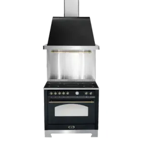 Komfyrpakke Svart/Messing – Dolce Vita 90 cm (komfyr + vifte + veggbeskyttelse) - Induksjon 1 ovn Komfyrpakke Svart/Messing – Dolce Vita 90 cm (komfyr + vifte + veggbeskyttelse) - Induksjon 1 ovn
