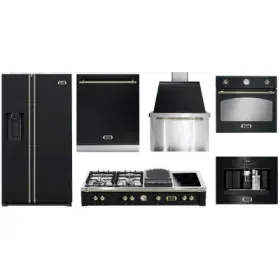 Hvitevarepakke - Lofra Dolce Vita (Rangetop + oppvaskmaskin + kjøleskap + vifte + sprutbeskyttelse + ovn + kaffemaskin) Hvitevarepakke - Lofra Dolce Vita (Rangetop + oppvaskmaskin + kjøleskap + vifte + sprutbeskyttelse + ovn + kaffemaskin)
