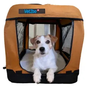 PetEasy x VetZoo Transportbur Brun