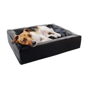 Bia Bädd Ortho Hundeseng Oval Svart